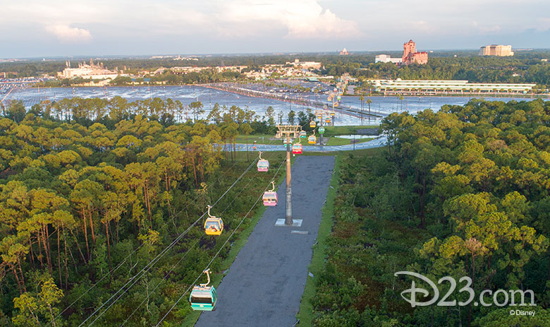 Disney Skyliner Aerial View