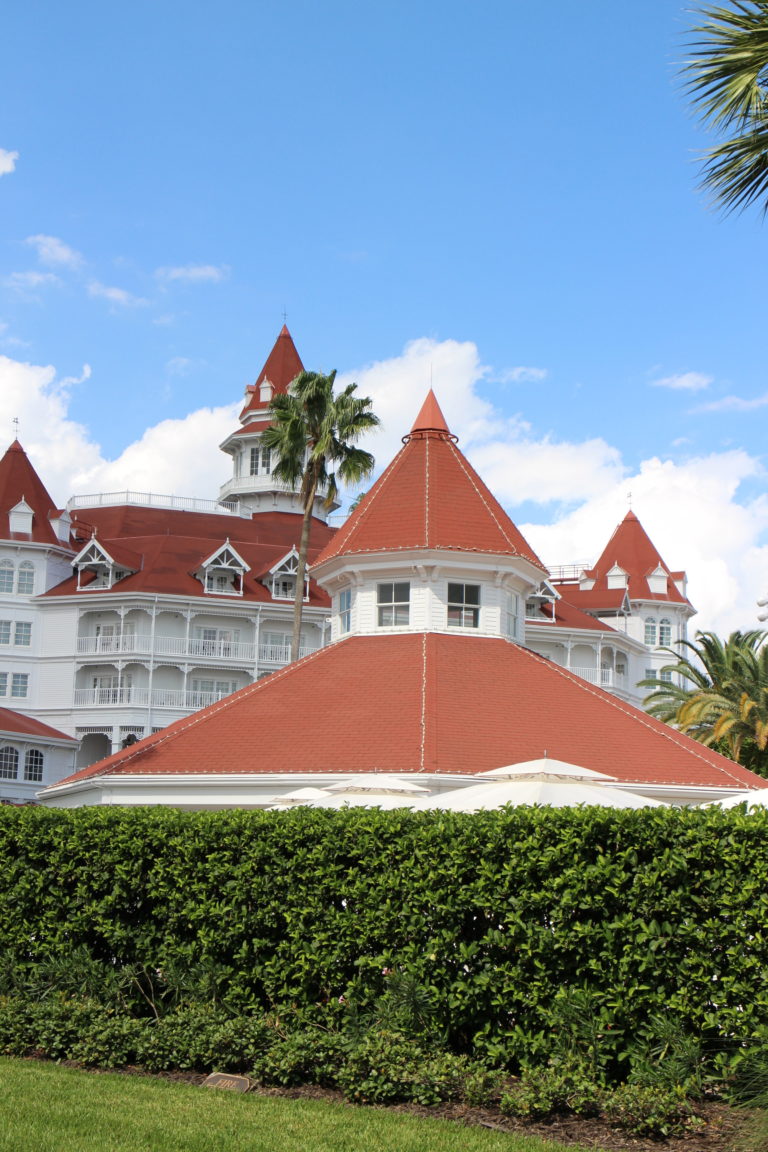 Red Grand Floridian Resort roofs