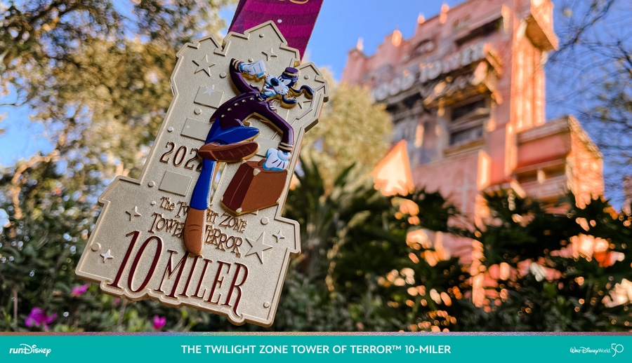 Tower of Terror 10 Mile Medal