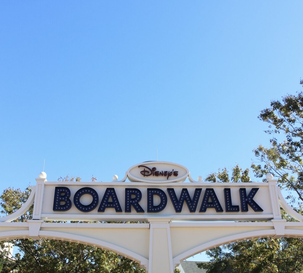 Disneys BoardWalk Marquee Sign