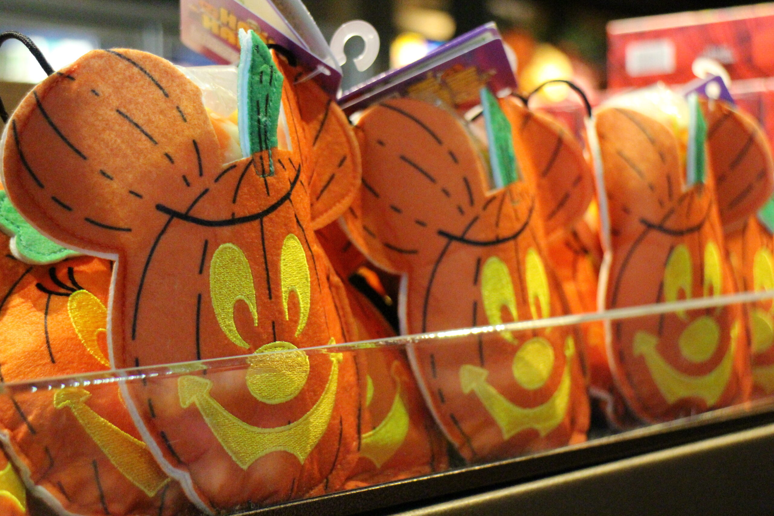 Pumpkin Mickey felt candy pouch merchandise