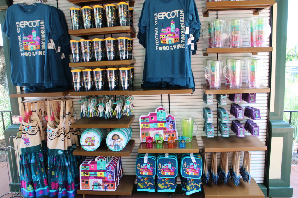 Encanto merchandise at the 2023 Epcot International Food and Wine Festival 