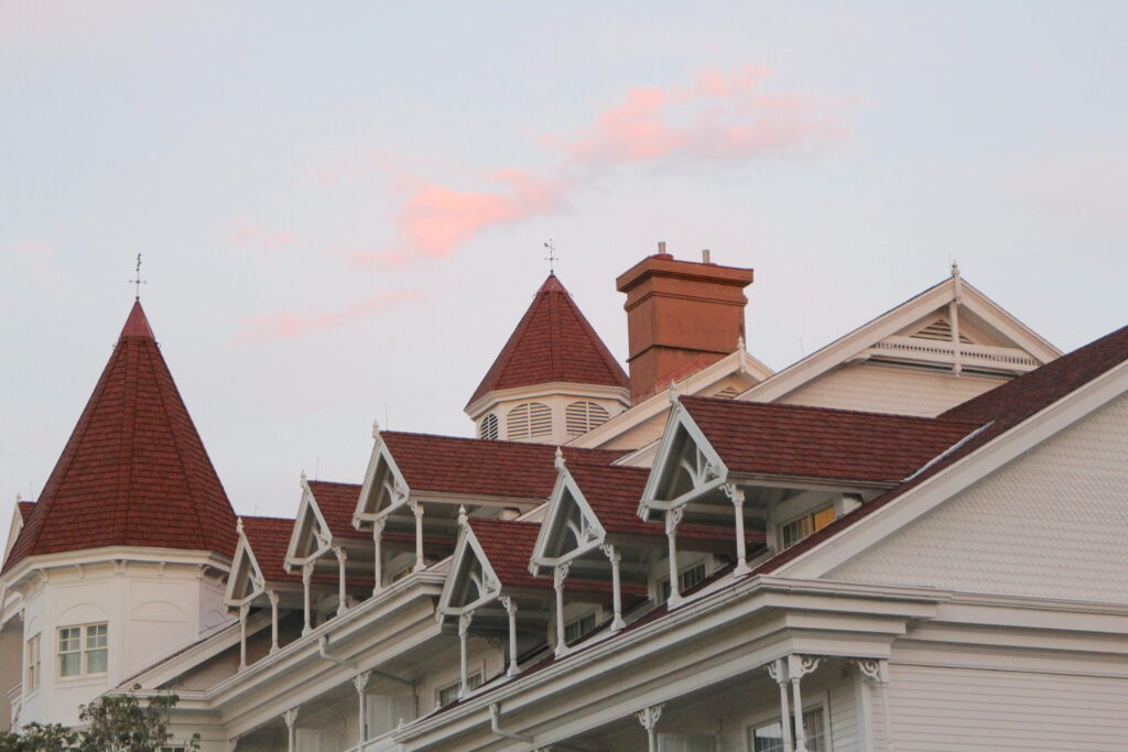 Renovated rooftops of the Grand Floridian
