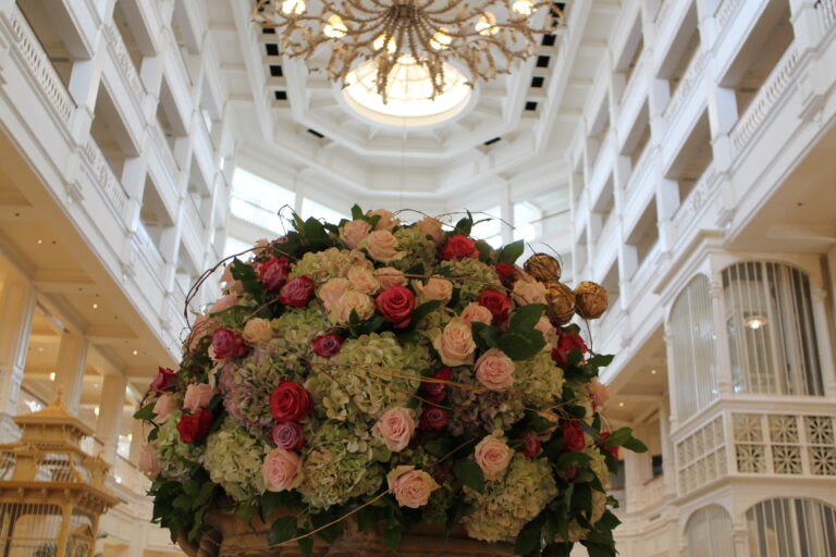 Roses in the Grand Floridian Lobby